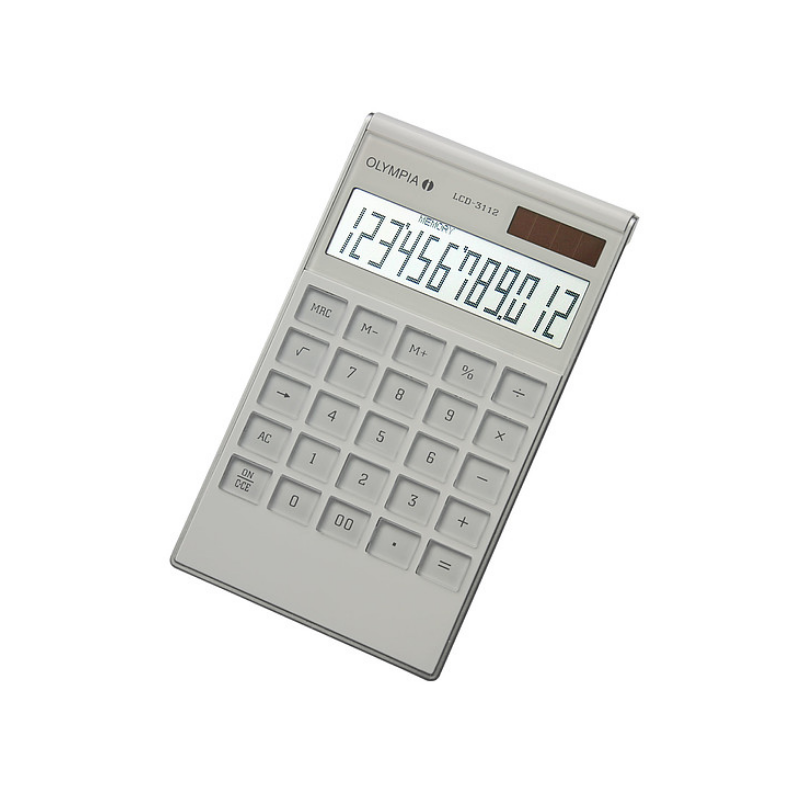 Olympia LCD 3112 design desktop calculator