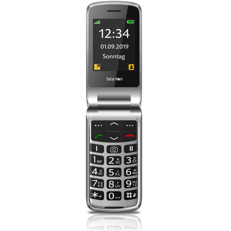 Beafon SL495 Ergonomic Flip 2,4"LCD GSM Phone w. camera, M1/M2