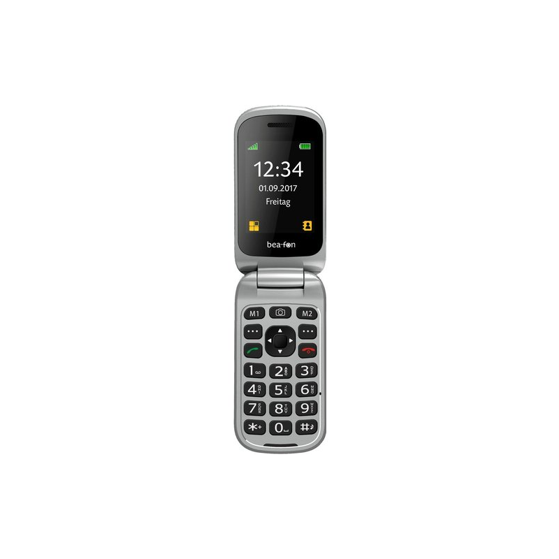 Beafon SL590 összecsukható  ergonómikus mobiltelefon, külső-belső kijelzővel, M1/M2  és 3MP kamerával