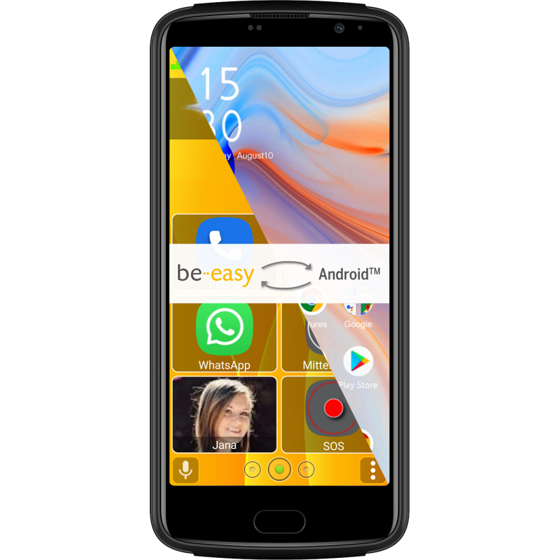 Beafon M7 Lite - 4g Senior Smart Phone with Dual   interface (Easy & Android)