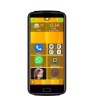 Beafon M7 Premium - 4g ergonómikus okostelefon, könnyített kezelői felülettel (Easy & Android) és Qi-töltővel