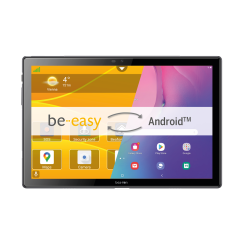 Beafon Tab-PRO TL20 4G dual SIM  Senior Tablet w. Easy & Android Dual Interface & Book Cover