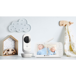 Motorola VM35-2 Duo video baby monitor 5", with 2 fixed cams