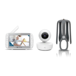 Motorola VM55 video 5" baby monitor, w. portable & PTZ cam and Flex Mount