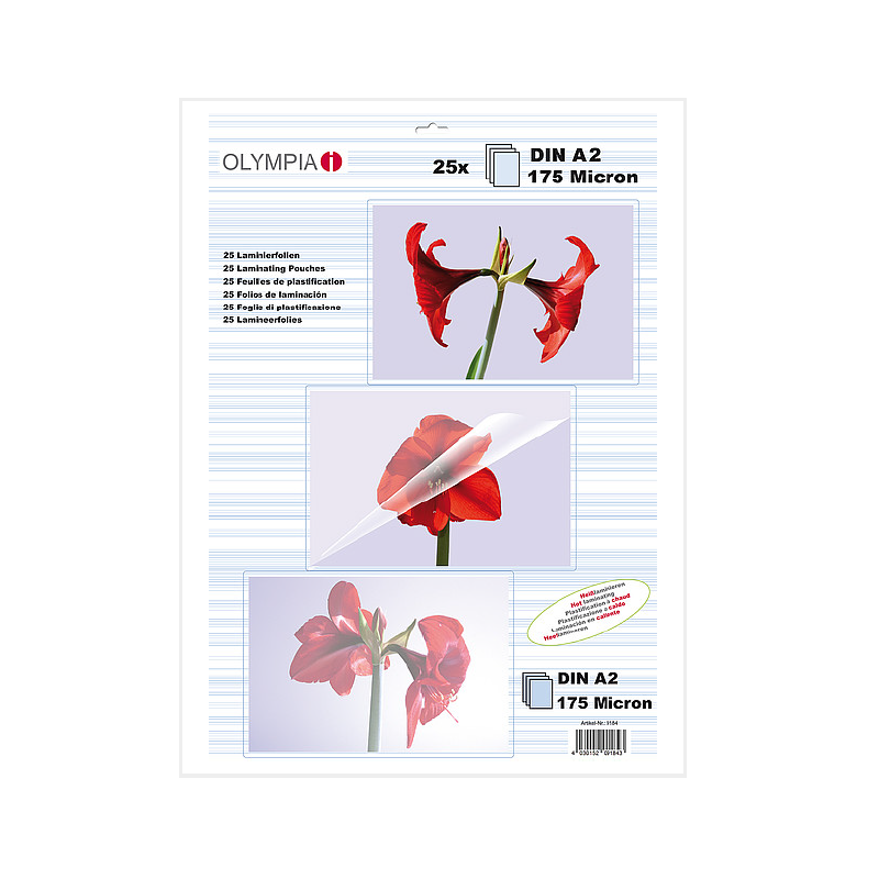 Olympia Lamináló fólia A2/25db