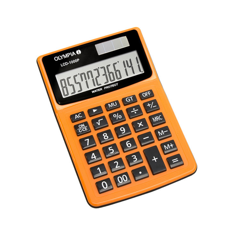 Olympia LCD 1000P water/dust protected calculator