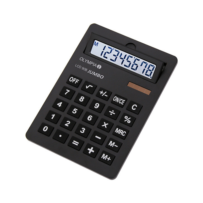 Olympia  LCD 908 A4 méretű Jumbo  Asztali Kalkulator