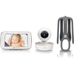 Motorola VM855 CONNECT WIFI  videós 5"babaőr hordozható és motorizált kamerával, flexi rögzítővel és okostelefon applikációval