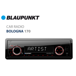 Blaupunkt Bologna 170 car radio w. USB & SD Card slot, Release panel