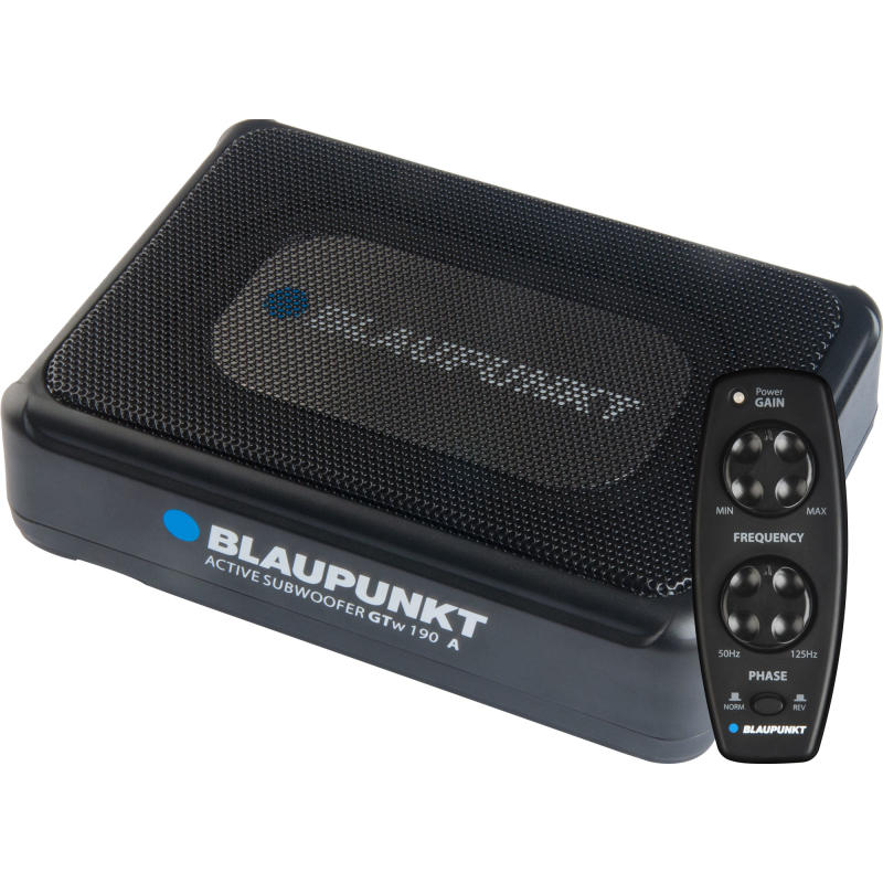 Blaupunkt  Active  Underseat Subwoofer GTW190A with Remote Control