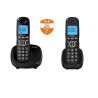 Alcatel XL535 DUO Ergonomic Dect Phone