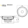 Infinity REF6530cx 6-1/2"/160mm 90W component speaker