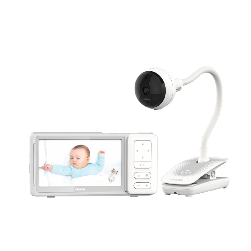 Chillax DM688 Giraffe Portable video baby monitor with 5"display, Wifi switch & Care App