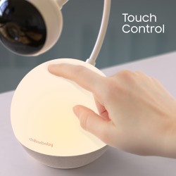 Chillax DM610 Giraffe baby monitor with 5" PU display, Wifi switch & mood light globe, Care app