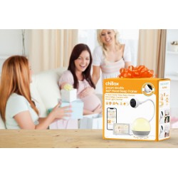 Chillax DM610 Giraffe baby monitor with 5" PU display, Wifi switch & mood light globe, Care app