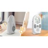 Chillax CB260 Audio Baby Monitor with LCD & Temperature sensor