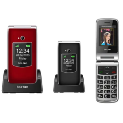 Beafon SL605 Ergonomic Clamshell  Phone w. cam, Dual-Display, M1/M2