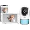 Chillax DM568 Candle wifi Baby Monitor w.5"Display, PTZ baby camera & Care App